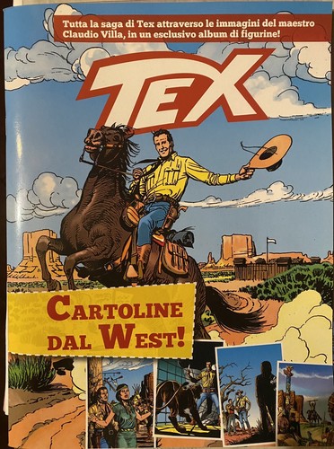 Album figurine tex cartoline - album,
